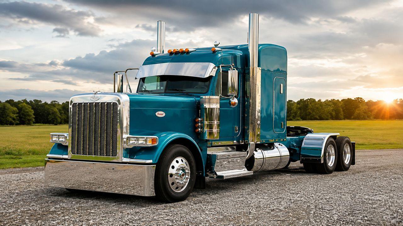 Peterbilt 589 — the 2024 successor to the Model 389, built with the original 1939 script logo